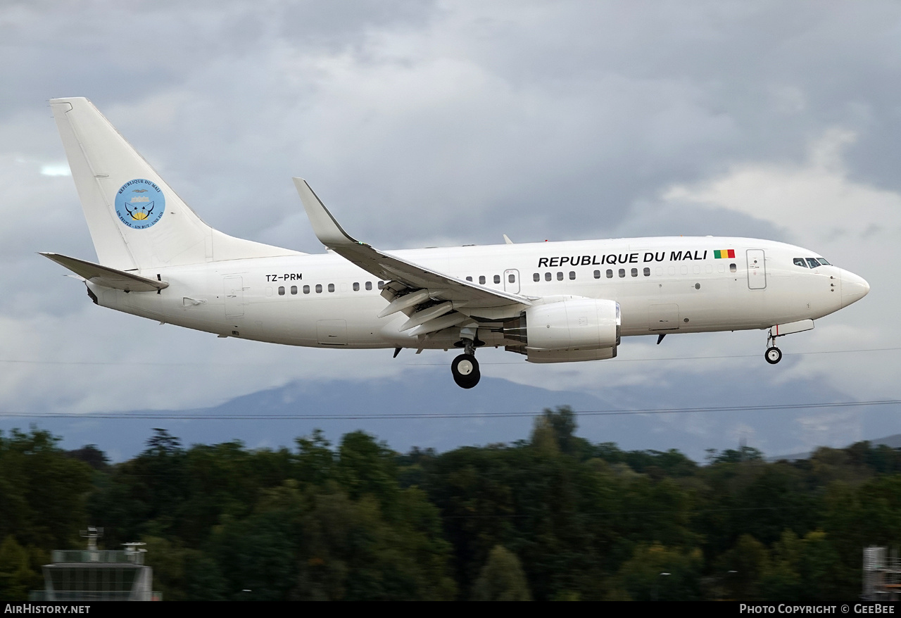 Aircraft Photo of TZ-PRM | Boeing 737-7BC BBJ | Mali Government | AirHistory.net #623961