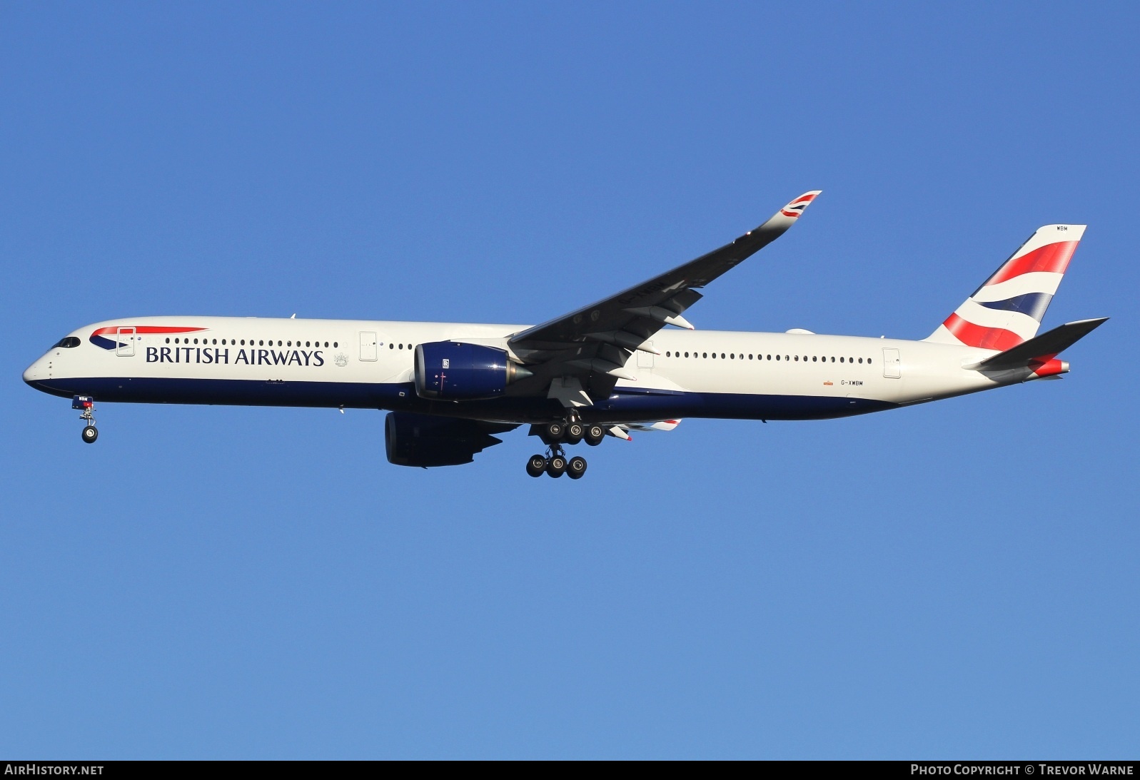 Aircraft Photo of G-XWBM | Airbus A350-1041 | British Airways | AirHistory.net #623974