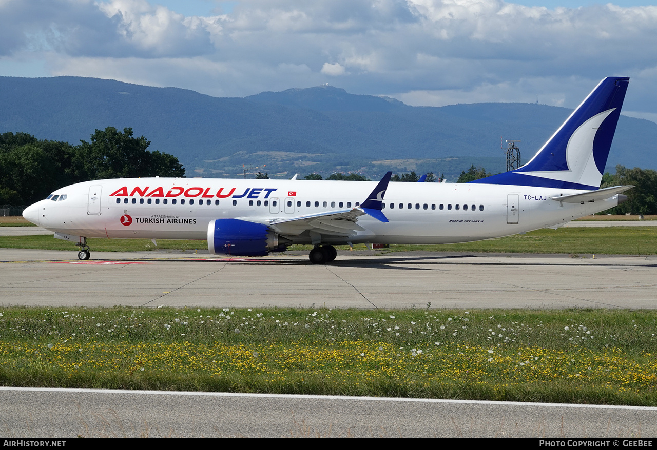 Aircraft Photo of TC-LAJ | Boeing 737-8 Max 8 | AnadoluJet | AirHistory.net #623980