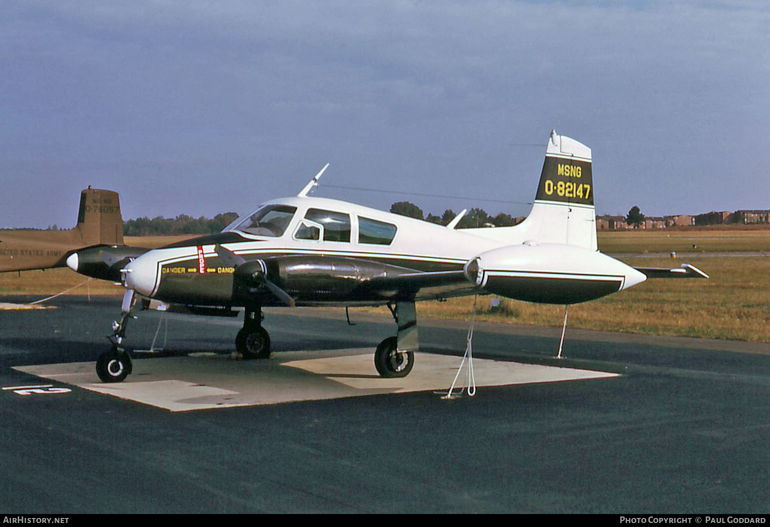 Aircraft Photo of 58-2147 / 0-82147 | Cessna U-3A Blue Canoe (310A/L-27A) | USA - Army | AirHistory.net #624007