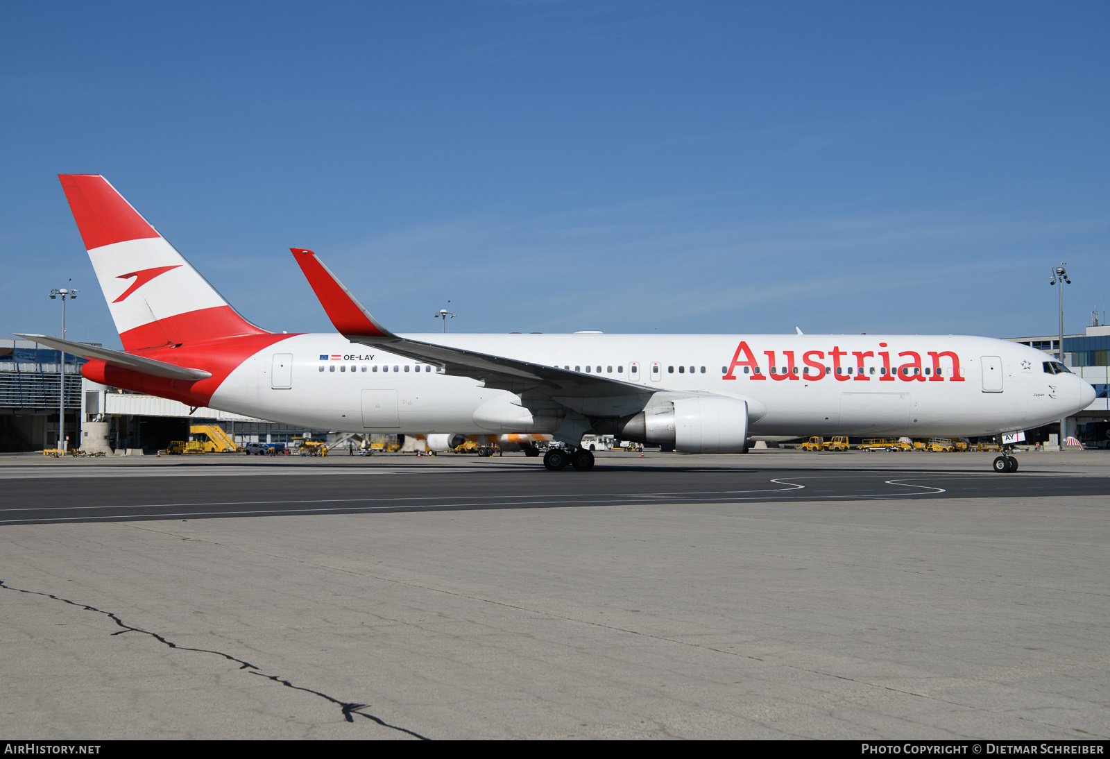 Aircraft Photo of OE-LAY | Boeing 767-3Z9/ER | Austrian Airlines | AirHistory.net #624066