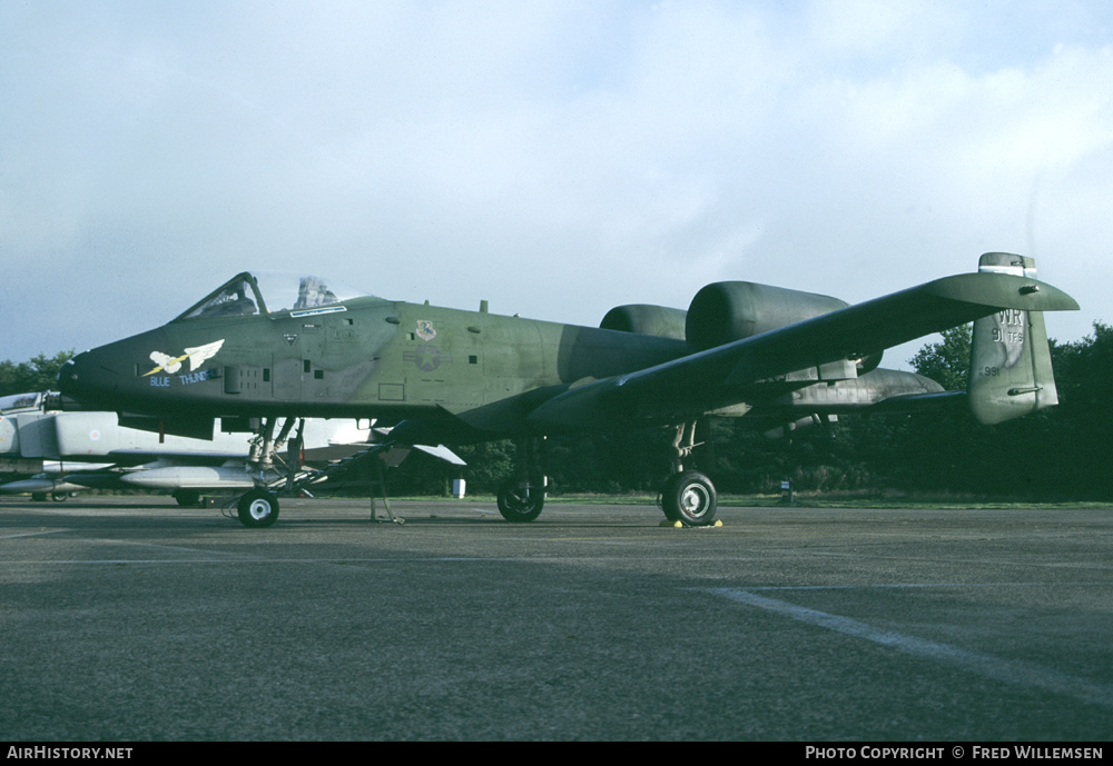 Aircraft Photo of 81-0991 / AF81-991 | Fairchild A-10C Thunderbolt II | USA - Air Force | AirHistory.net #624076