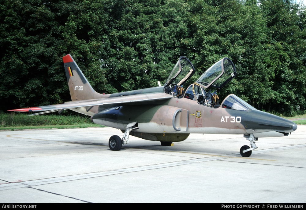 Aircraft Photo of AT30 | Dassault-Dornier Alpha Jet | Belgium - Air Force | AirHistory.net #624077