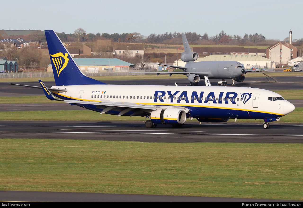 Aircraft Photo of EI-DYO | Boeing 737-8AS | Ryanair | AirHistory.net #624078