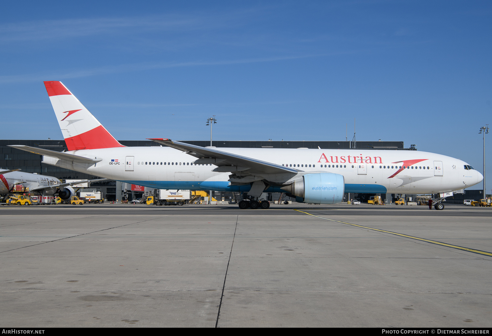 Aircraft Photo of OE-LPC | Boeing 777-2Z9/ER | Austrian Airlines | AirHistory.net #624084