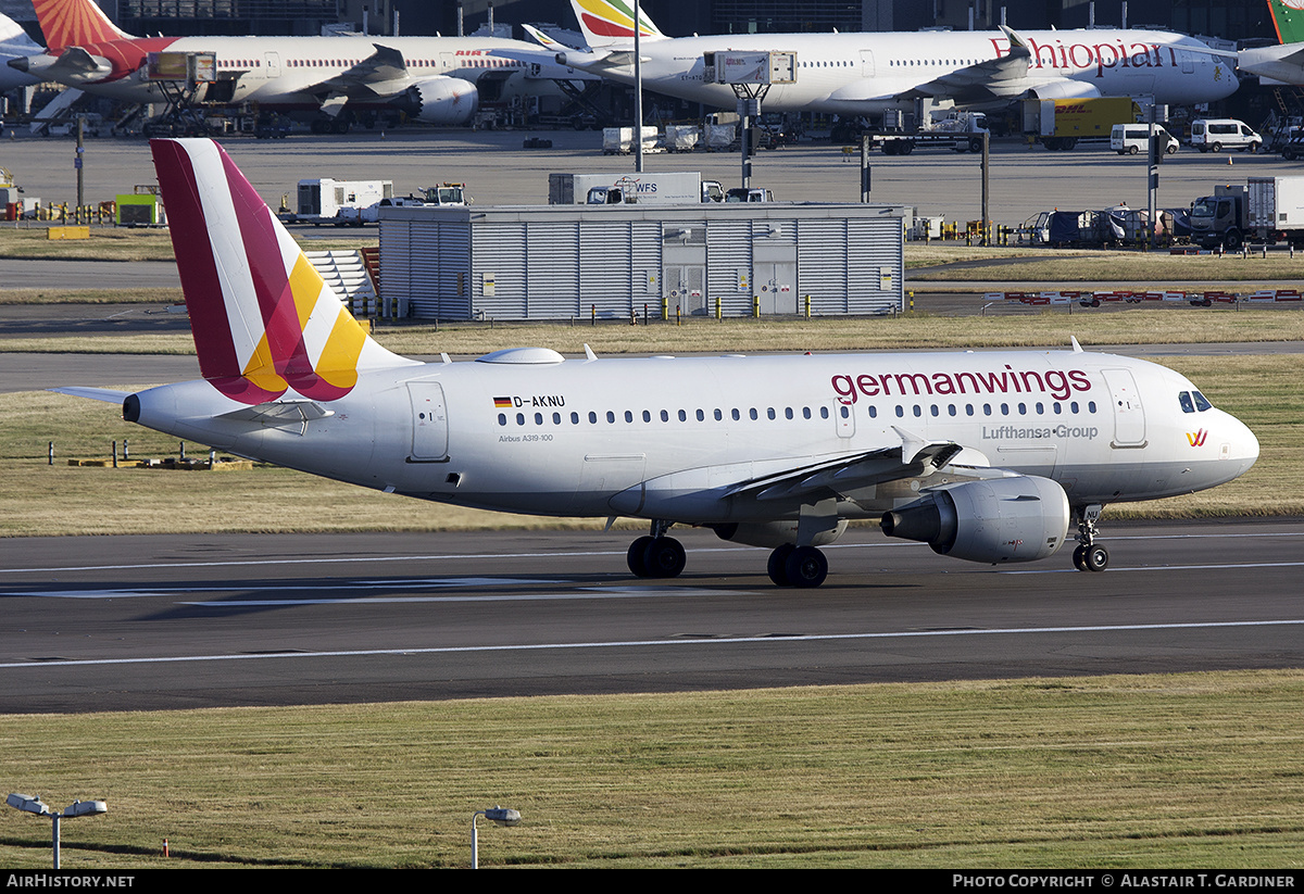 Aircraft Photo of D-AKNU | Airbus A319-112 | Germanwings | AirHistory.net #624100