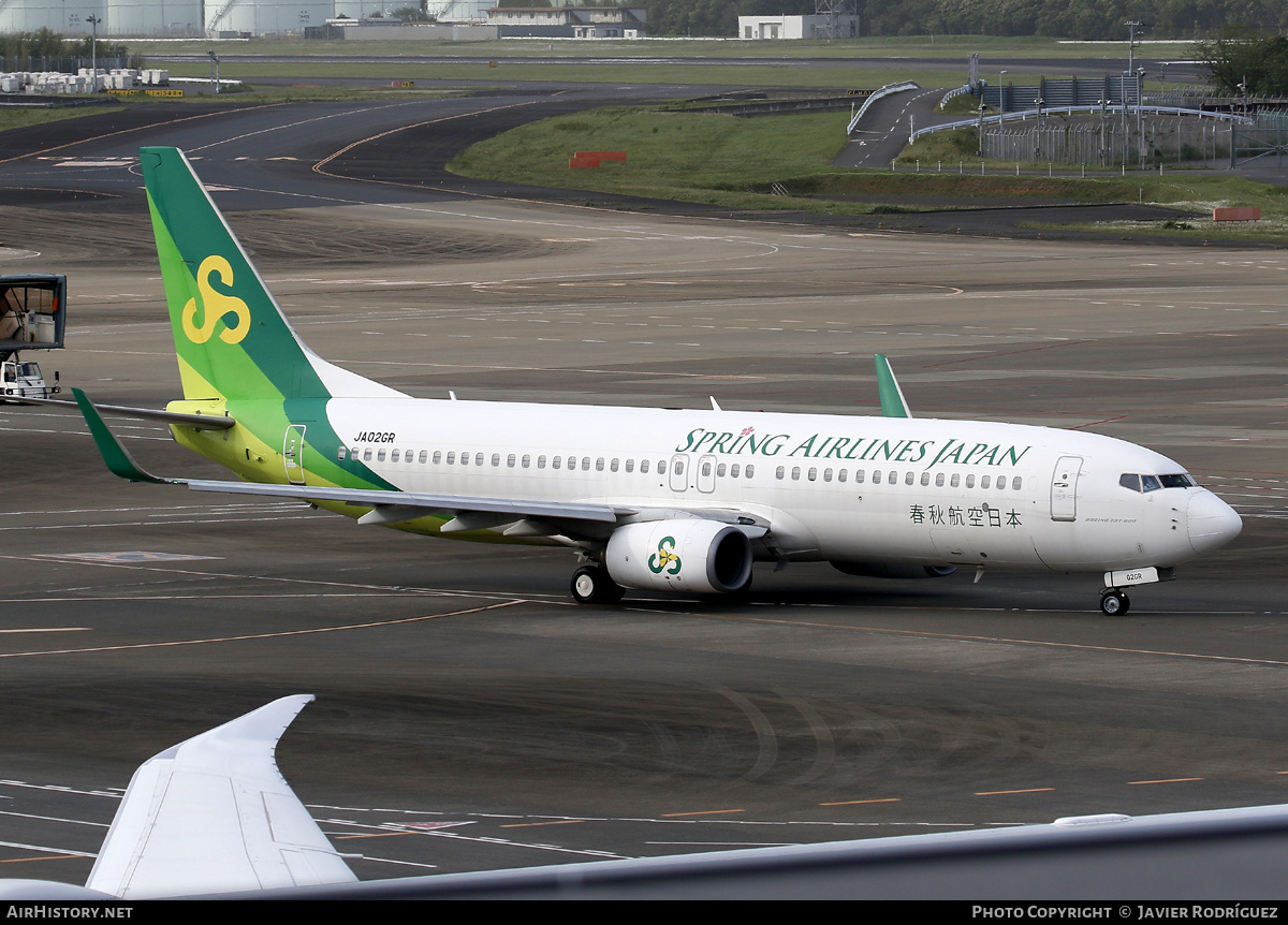 Aircraft Photo of JA02GR | Boeing 737-86N | Spring Airlines Japan | AirHistory.net #624115