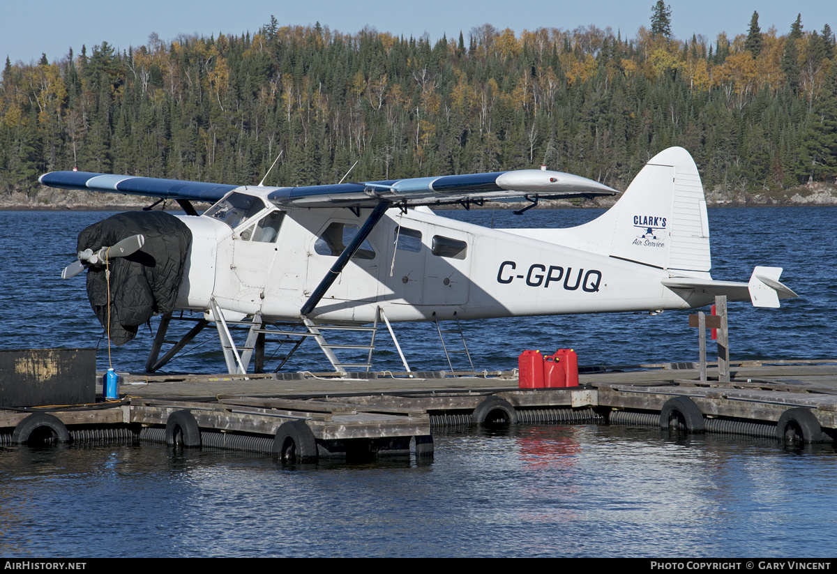 Aircraft Photo of C-GPUQ | De Havilland Canada DHC-2 Beaver Mk1 | Clark's Air Service | AirHistory.net #624198