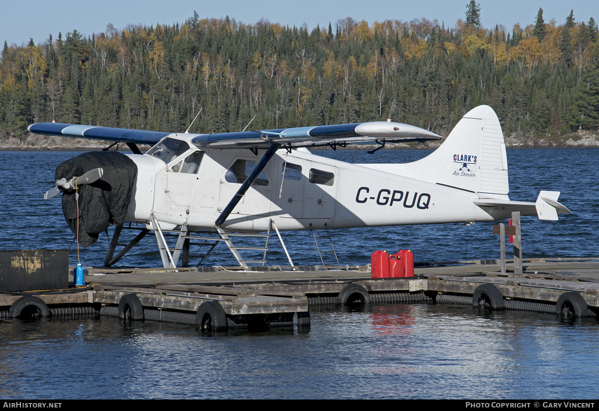 Aircraft Photo of C-GPUQ | De Havilland Canada DHC-2 Beaver Mk.1 | Clark's Air Service | AirHistory.net #624198
