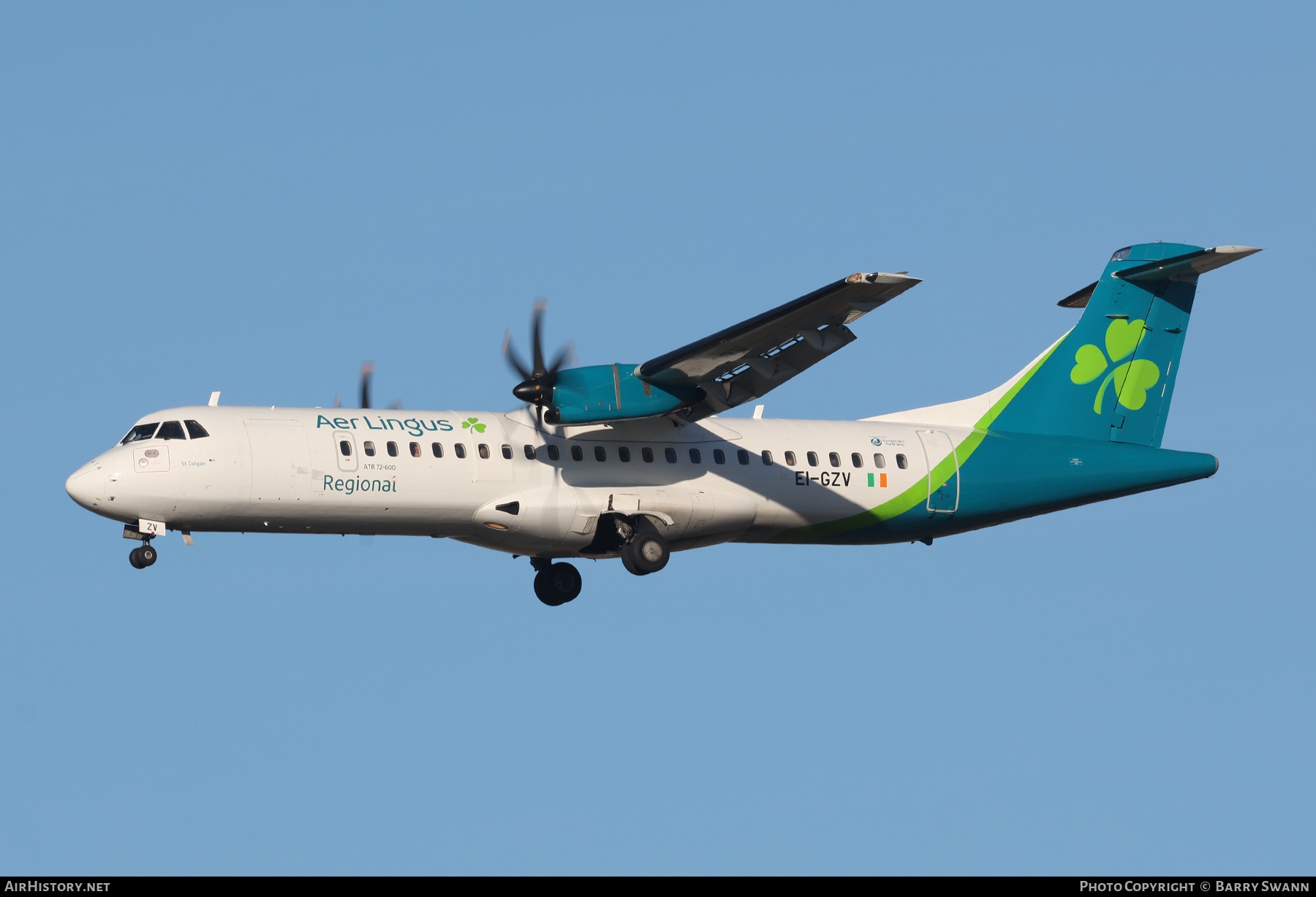 Aircraft Photo of EI-GZV | ATR ATR-72-600 (ATR-72-212A) | Aer Lingus Regional | AirHistory.net #624207