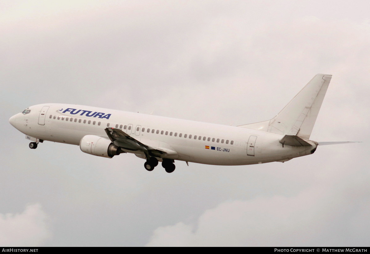 Aircraft Photo of EC-JNU | Boeing 737-4Q8 | Futura International Airways | AirHistory.net #624217