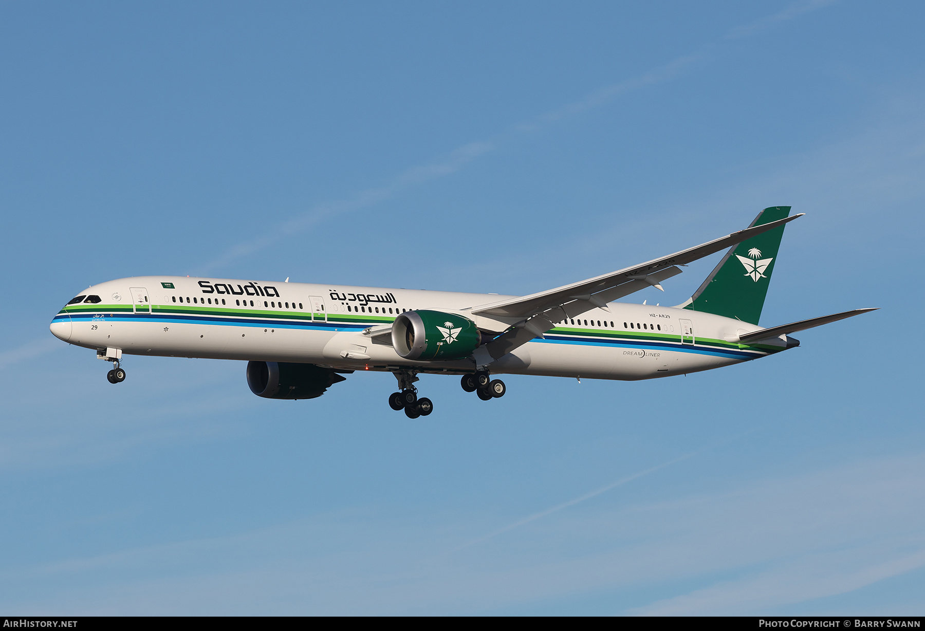 Aircraft Photo of HZ-AR29 | Boeing 787-10 Dreamliner | Saudia - Saudi Arabian Airlines | AirHistory.net #624218