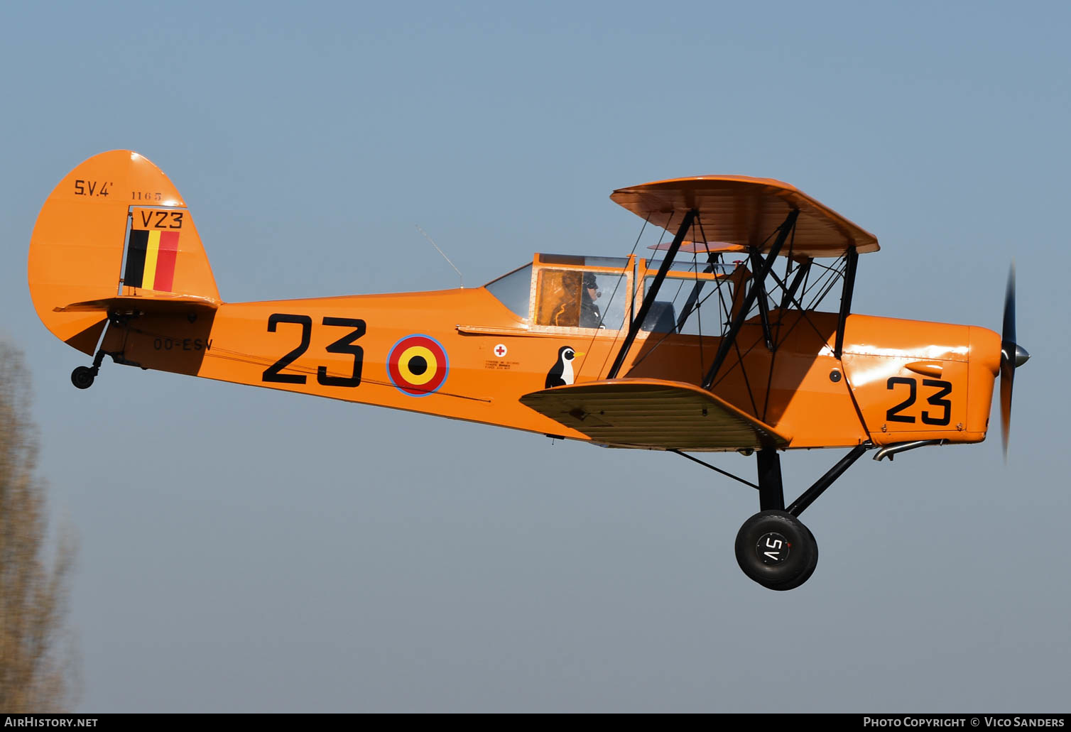 Aircraft Photo of OO-ESV / V23 | Stampe-Vertongen SV-4B | Belgium - Air Force | AirHistory.net #624263