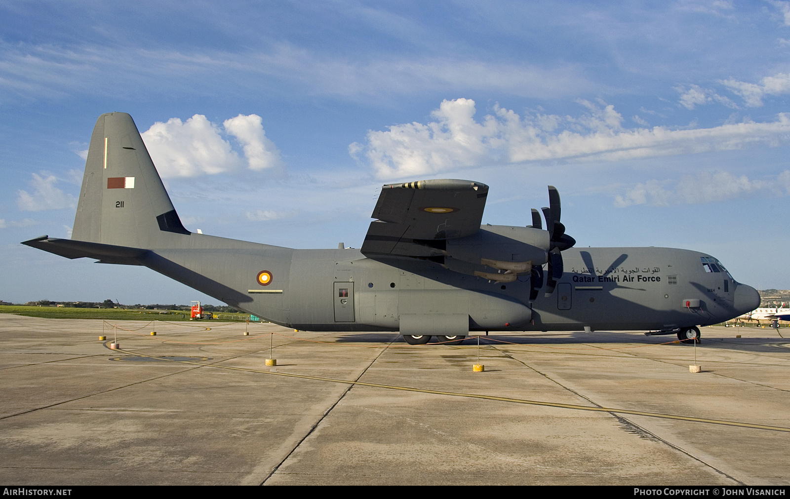 Aircraft Photo of 211 / A7-MAH | Lockheed Martin C-130J-30 Hercules | Qatar - Air Force | AirHistory.net #624281