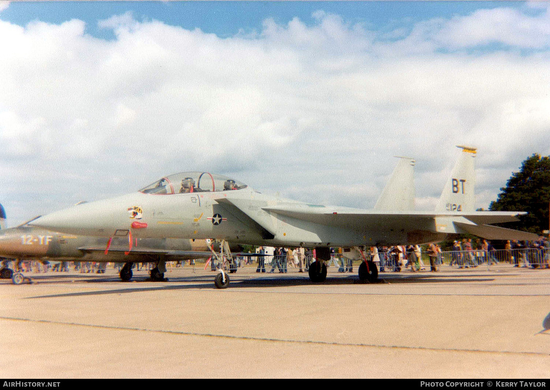 Aircraft Photo of 76-0124 / AF76-124 | McDonnell Douglas F-15B Eagle | USA - Air Force | AirHistory.net #624290
