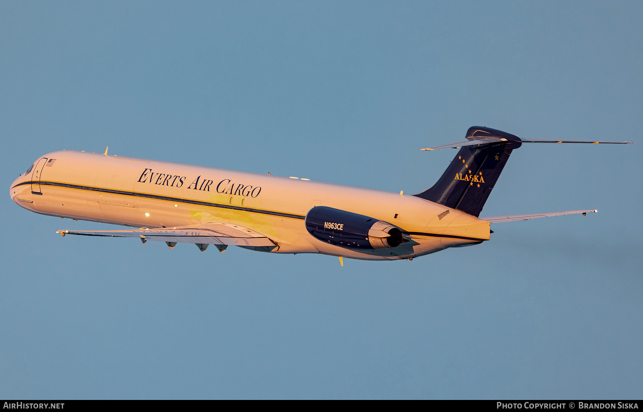 Aircraft Photo of N963CE | McDonnell Douglas MD-83/SF (DC-9-83) | Everts Air Cargo | AirHistory.net #624302