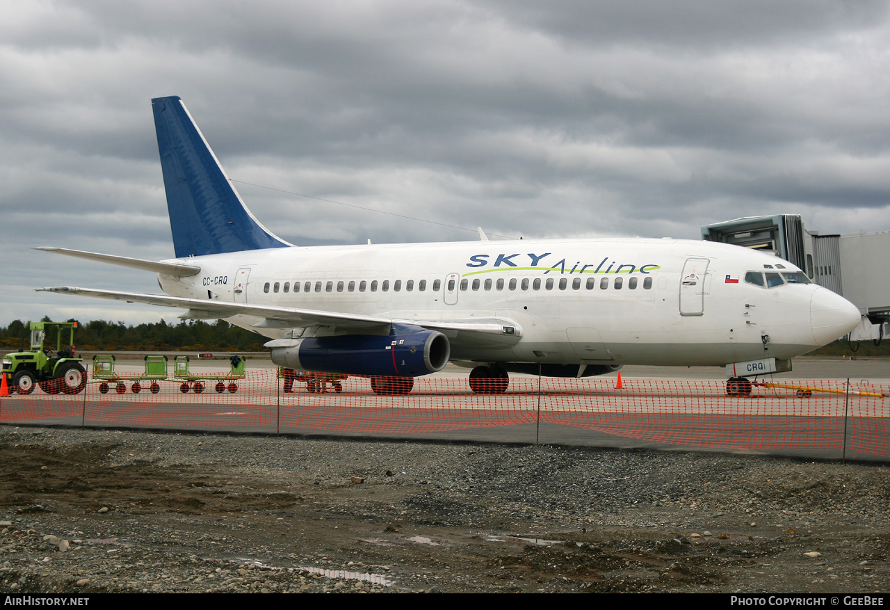 Aircraft Photo of CC-CRQ | Boeing 737-230/Adv | Sky Airline | AirHistory.net #624303