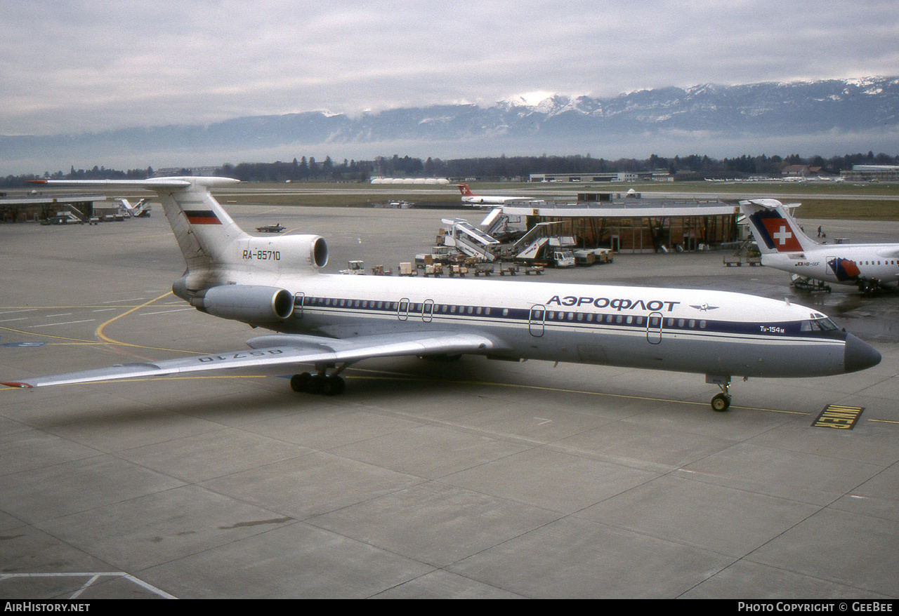 Aircraft Photo of RA-85710 | Tupolev Tu-154M | Aeroflot | AirHistory.net #624307