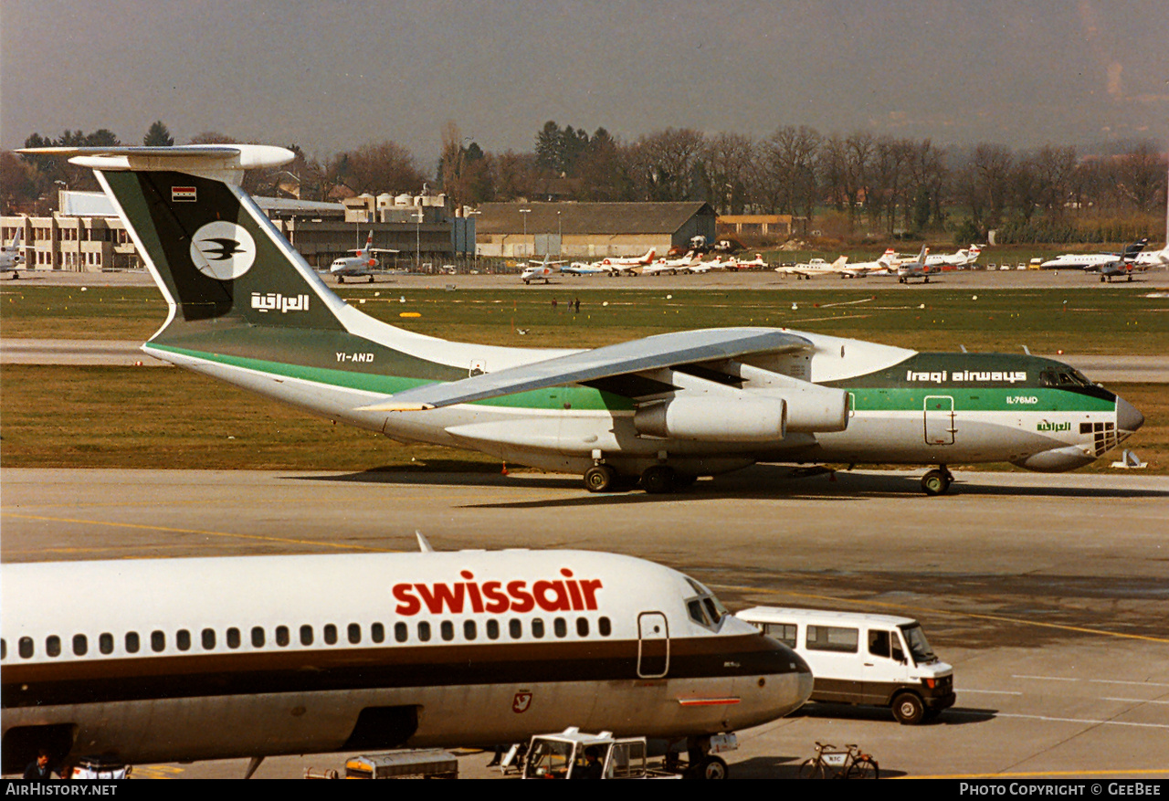 Aircraft Photo of YI-AND | Ilyushin Il-76TD | Iraqi Airways | AirHistory.net #624308