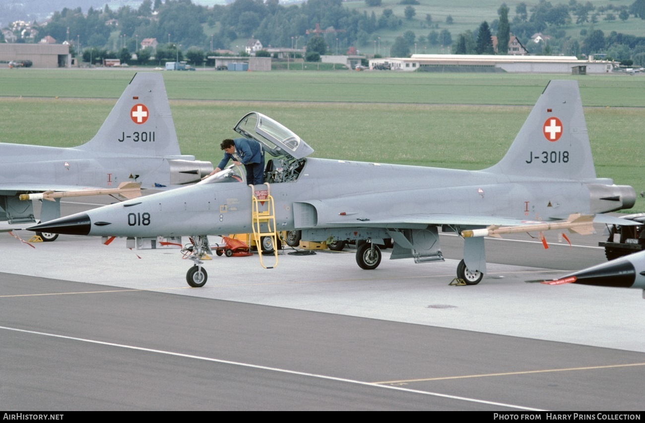 Aircraft Photo of J-3018 | Northrop F-5E Tiger II | Switzerland - Air Force | AirHistory.net #624310