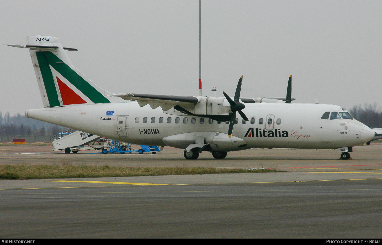 Aircraft Photo of I-NOWA | ATR ATR-42-300 | Alitalia Express | AirHistory.net #624328