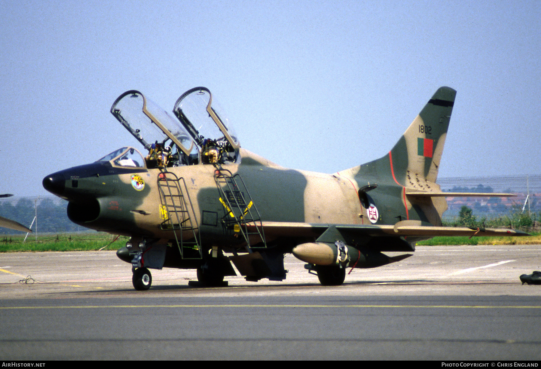 Aircraft Photo of 1802 | Fiat G-91T/3 | Portugal - Air Force | AirHistory.net #624333