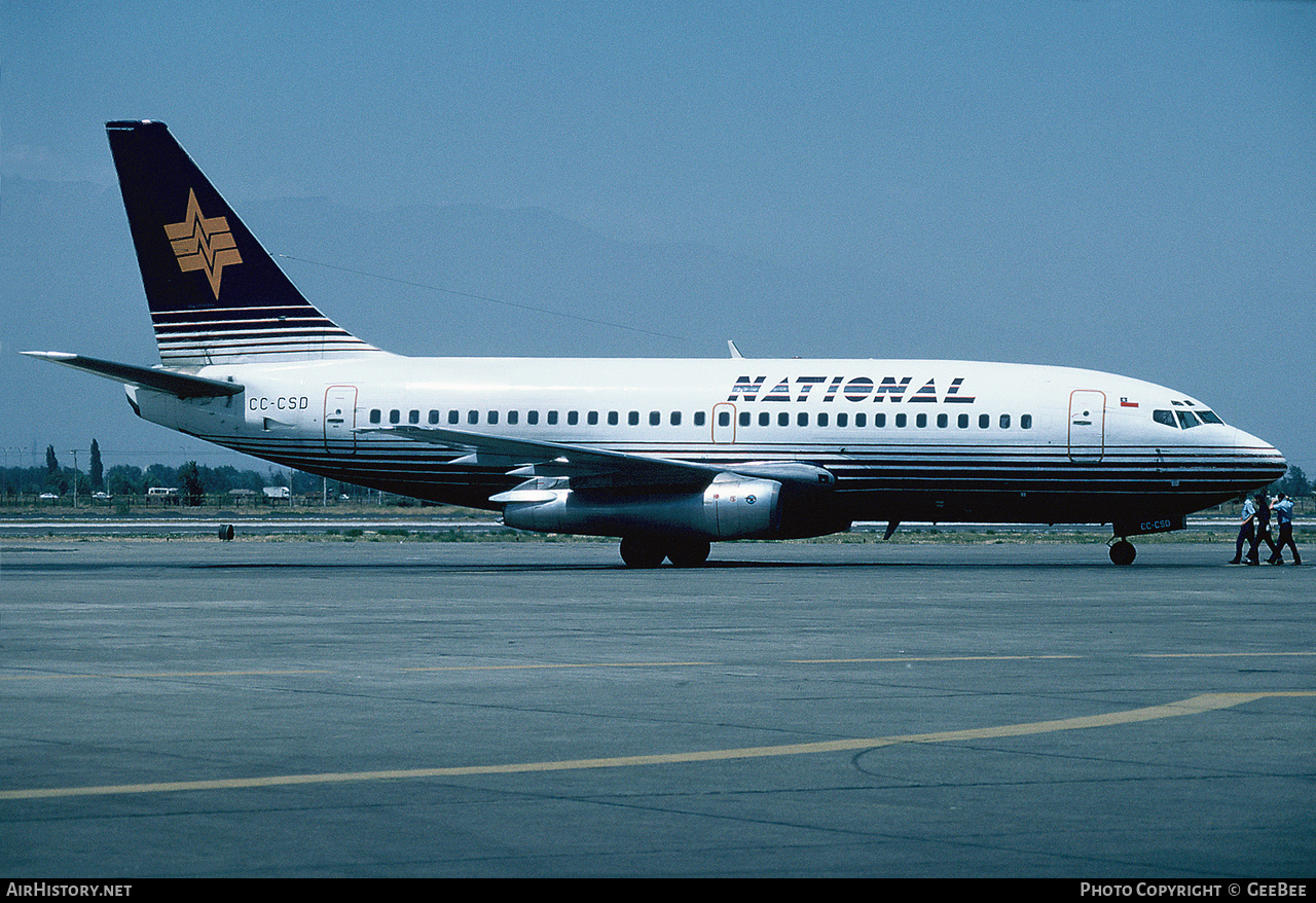 Aircraft Photo of CC-CSD | Boeing 737-204C | National Airlines | AirHistory.net #624339