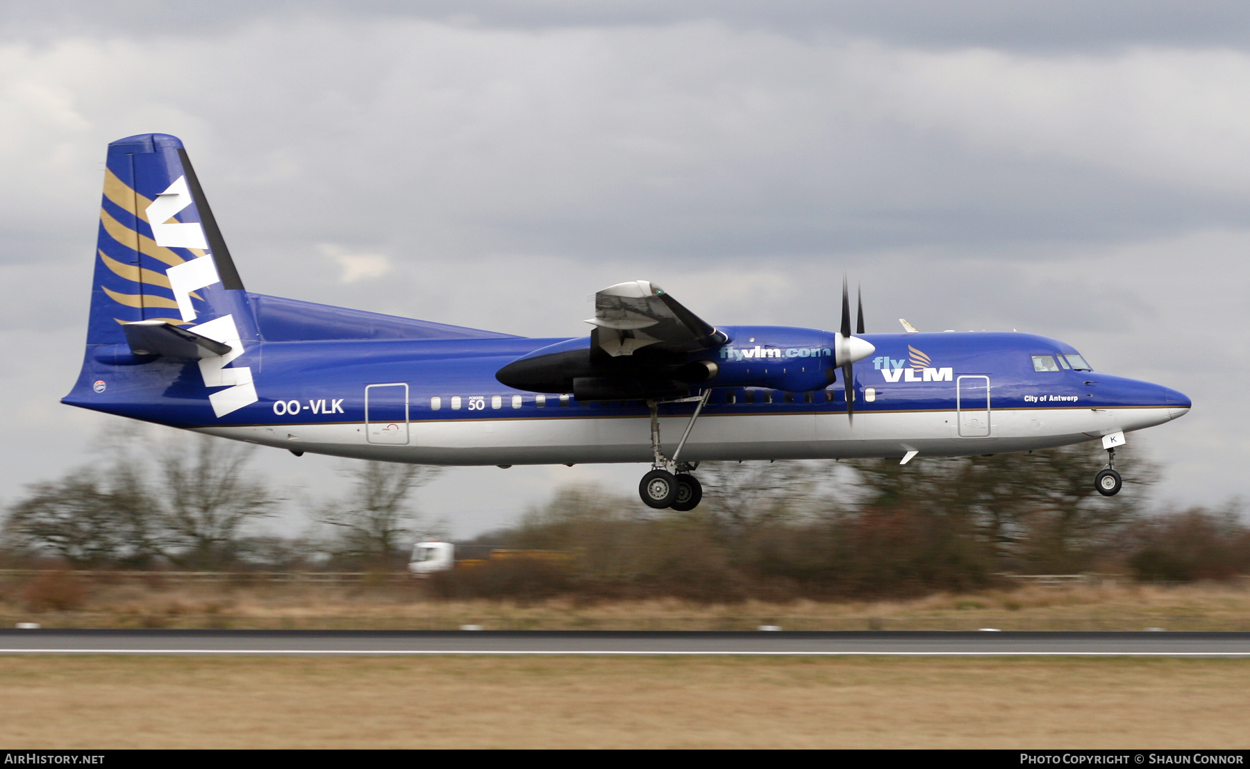 Aircraft Photo of OO-VLK | Fokker 50 | VLM Airlines | AirHistory.net #624343