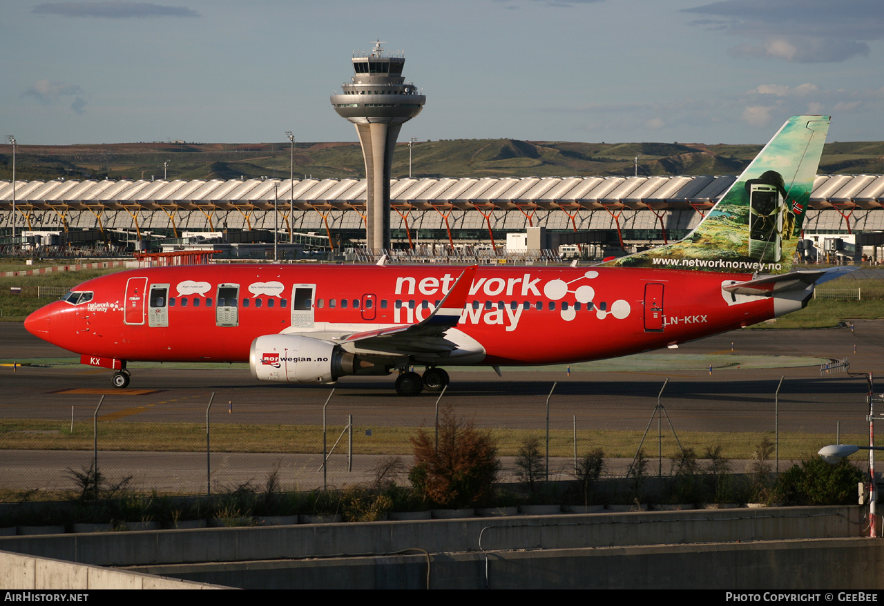 Aircraft Photo of LN-KKX | Boeing 737-33S | Norwegian | AirHistory.net #624359