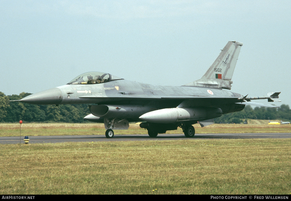 Aircraft Photo of 15102 | Lockheed F-16A Fighting Falcon | Portugal - Air Force | AirHistory.net #624371