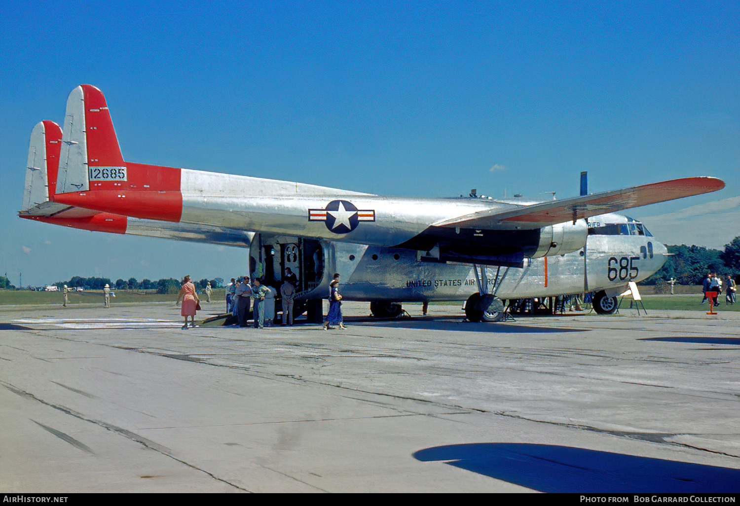 Aircraft Photo of 51-2685 / 12685 | Fairchild C-119F Flying Boxcar | USA - Air Force | AirHistory.net #624374