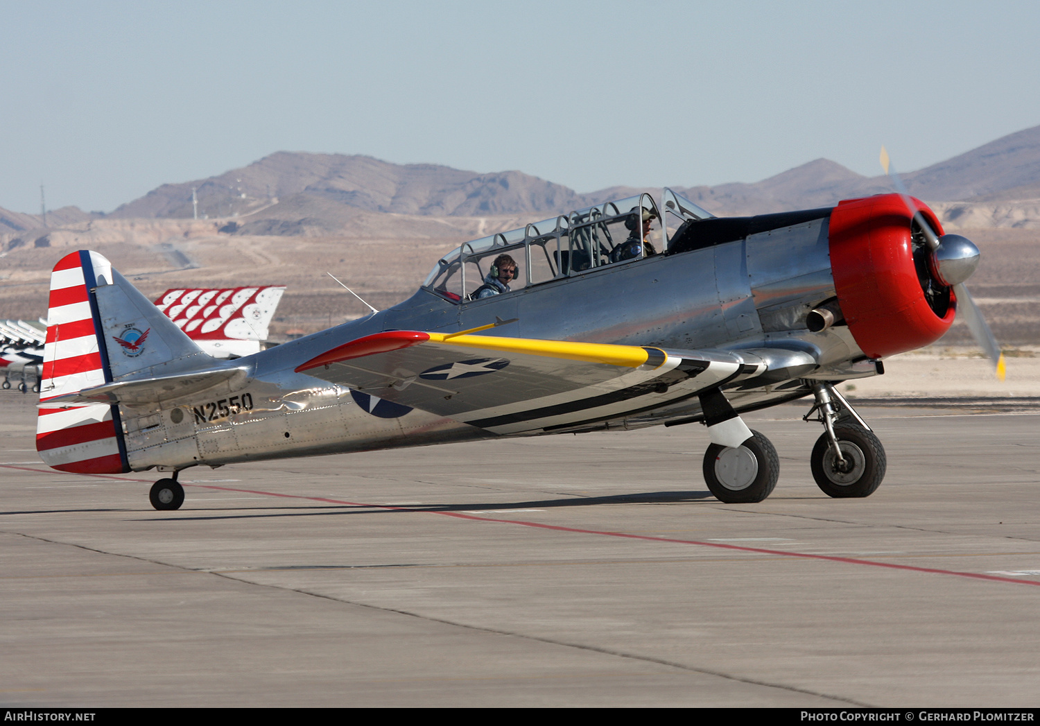 Aircraft Photo of N2550 | North American SNJ-5 Texan | USA - Air Force | AirHistory.net #624393