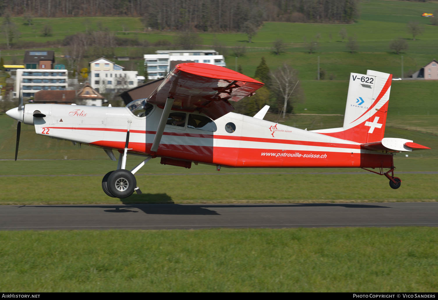 Aircraft Photo of V-622 | Pilatus PC-6/B2-H2M-1 Turbo Porter | Switzerland - Air Force | AirHistory.net #624395