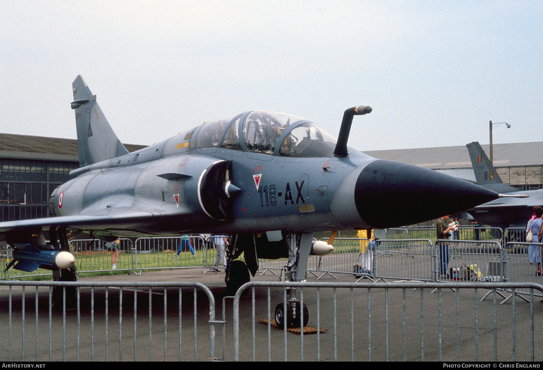 Aircraft Photo of 503 | Dassault Mirage 2000B | France - Air Force | AirHistory.net #624402