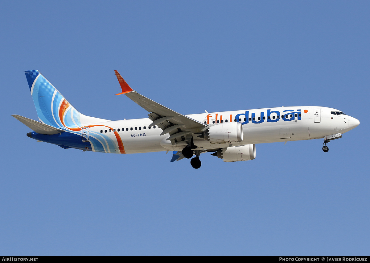 Aircraft Photo of A6-FKG | Boeing 737-8 Max 8 | Flydubai | AirHistory.net #624416