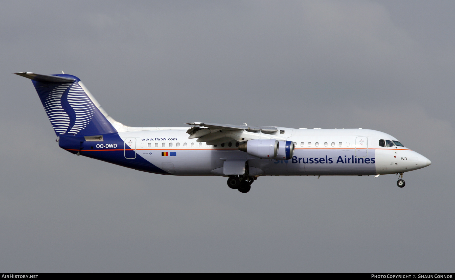 Aircraft Photo of OO-DWD | British Aerospace Avro 146-RJ100 | SN Brussels Airlines | AirHistory.net #624443