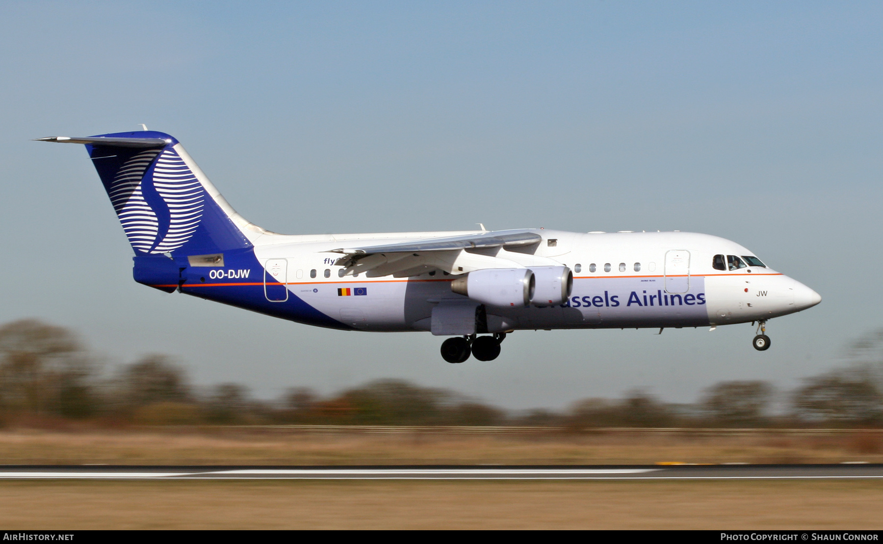 Aircraft Photo of OO-DJW | British Aerospace Avro 146-RJ85 | SN Brussels Airlines | AirHistory.net #624444