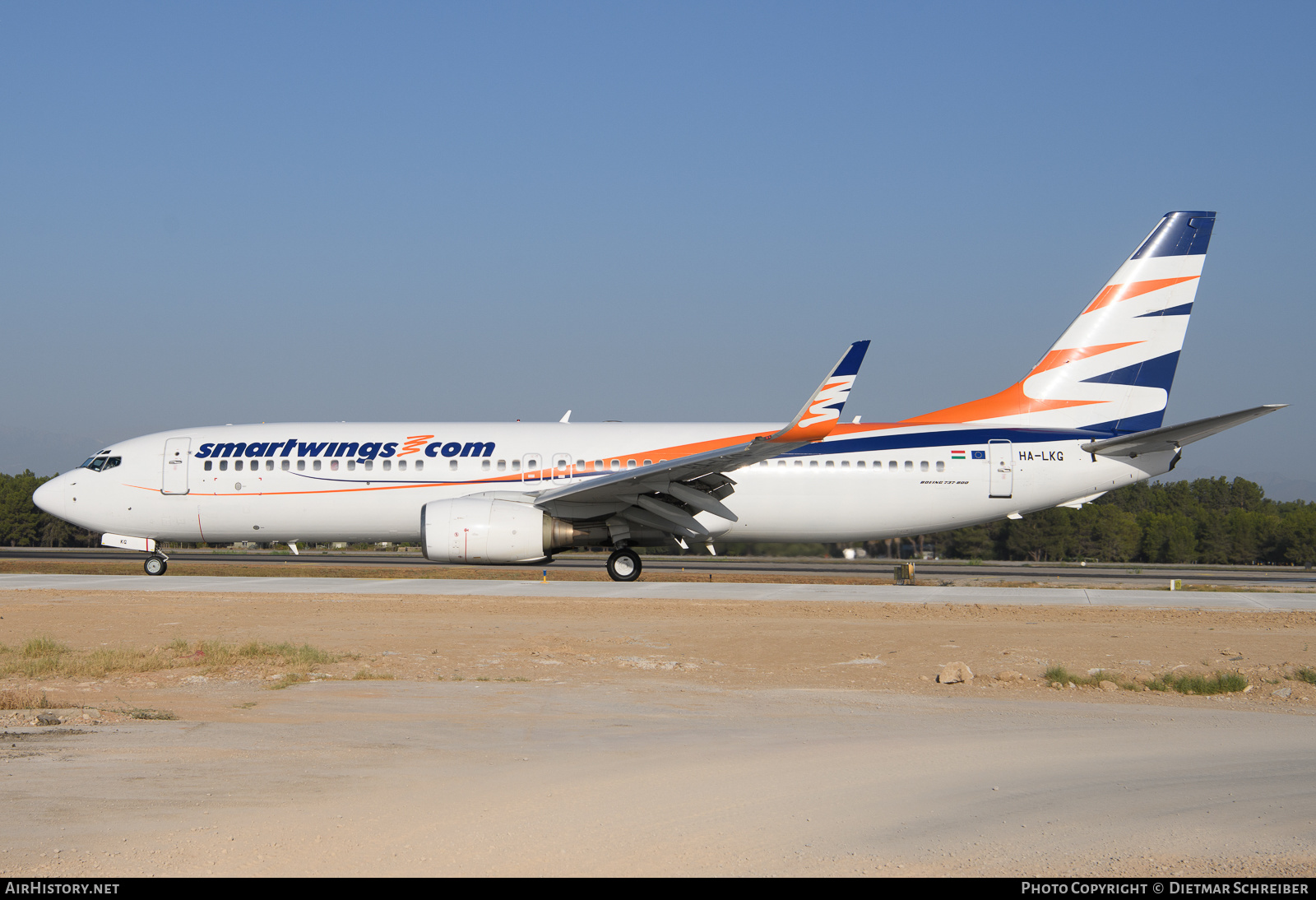 Aircraft Photo of HA-LKG | Boeing 737-8CX | Smartwings | AirHistory.net #624449