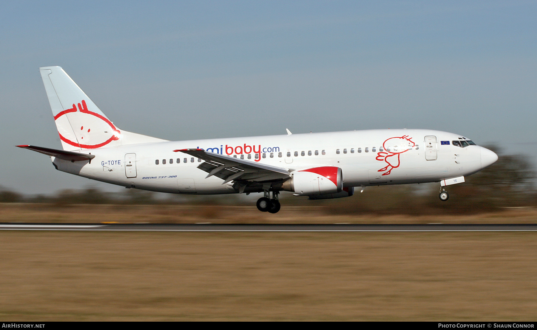 Aircraft Photo of G-TOYE | Boeing 737-33A | Bmibaby | AirHistory.net #624454