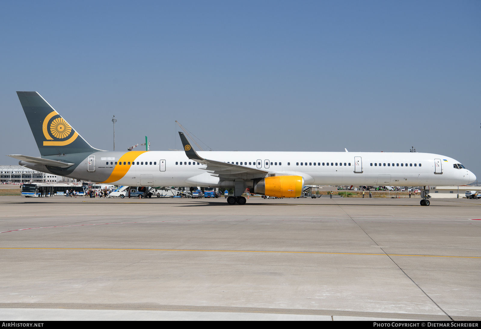 Aircraft Photo of UR-SLB | Boeing 757-330 | Skyline Express Airline | AirHistory.net #624463