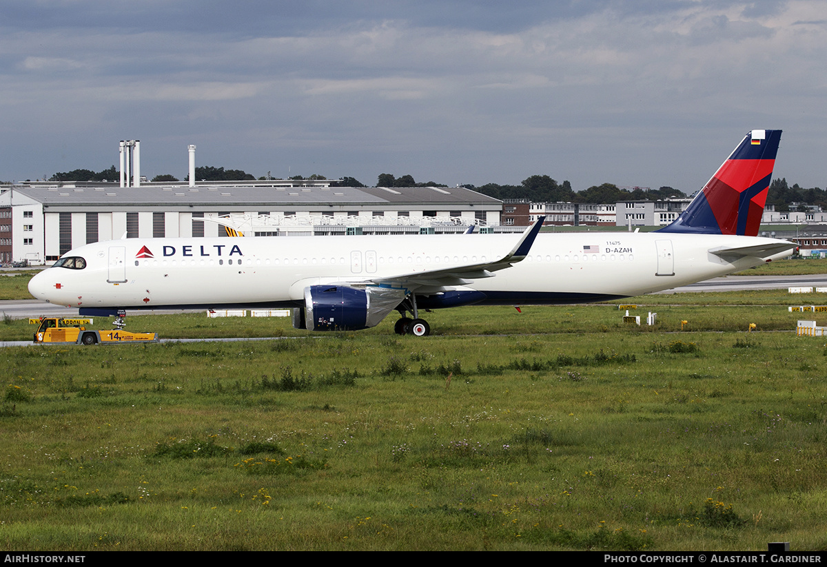 Aircraft Photo of D-AZAH | Airbus A321-271NX | Delta Air Lines | AirHistory.net #624533
