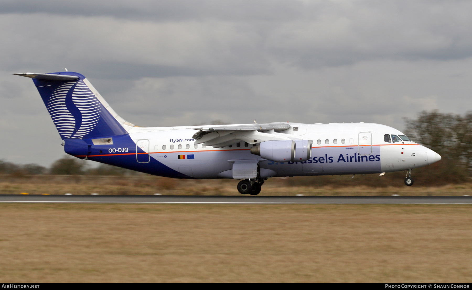 Aircraft Photo of OO-DJQ | British Aerospace Avro 146-RJ85 | SN Brussels Airlines | AirHistory.net #624543