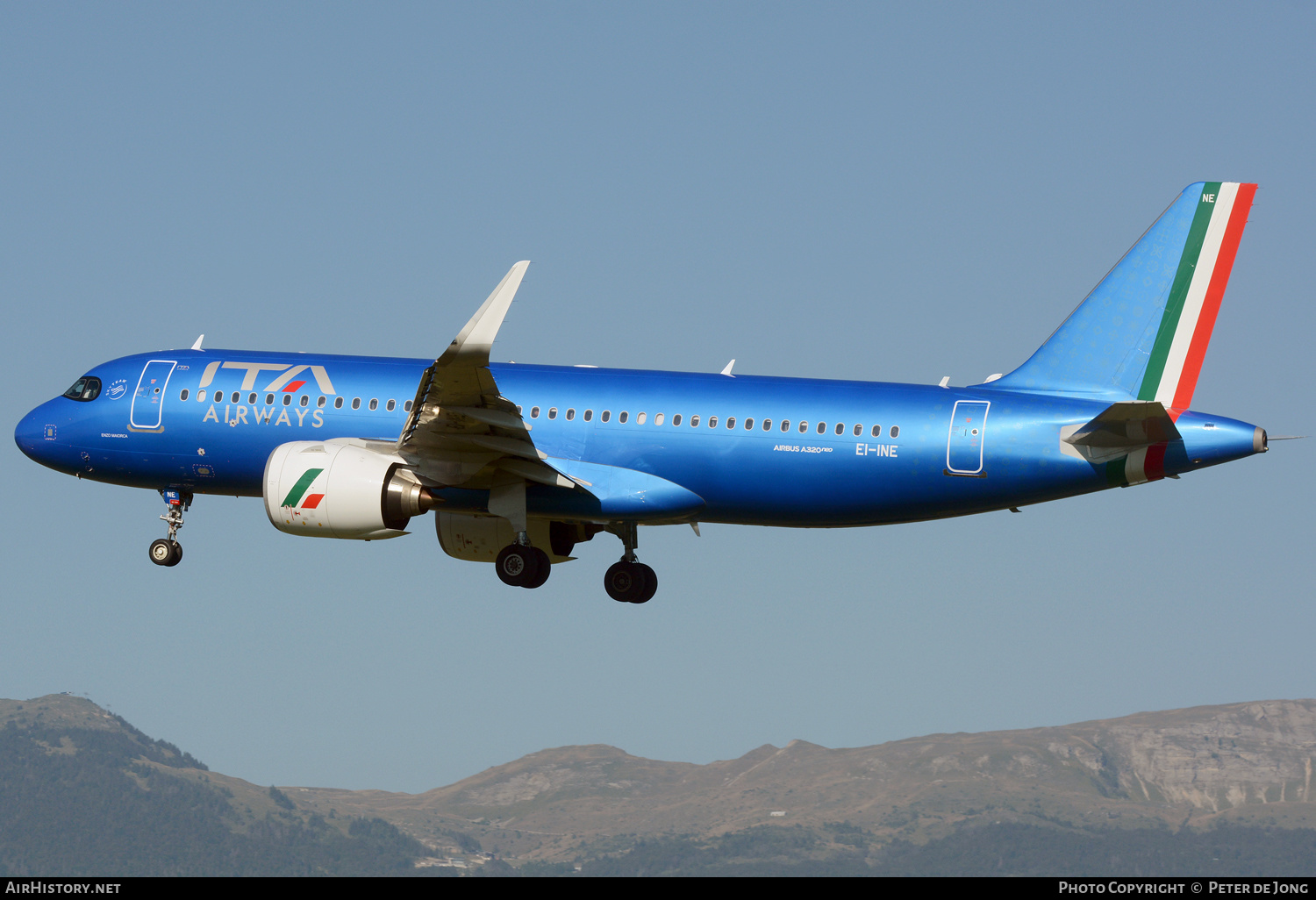 Aircraft Photo of EI-INE | Airbus A320-272N | ITA Airways | AirHistory.net #624544