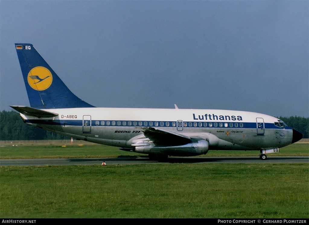 Aircraft Photo of D-ABEQ | Boeing 737-130 | Lufthansa | AirHistory.net #624561
