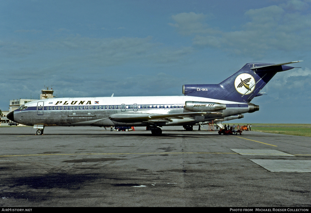 Aircraft Photo of CX-BKA | Boeing 727-30C | PLUNA Líneas Aéreas Uruguayas | AirHistory.net #624579