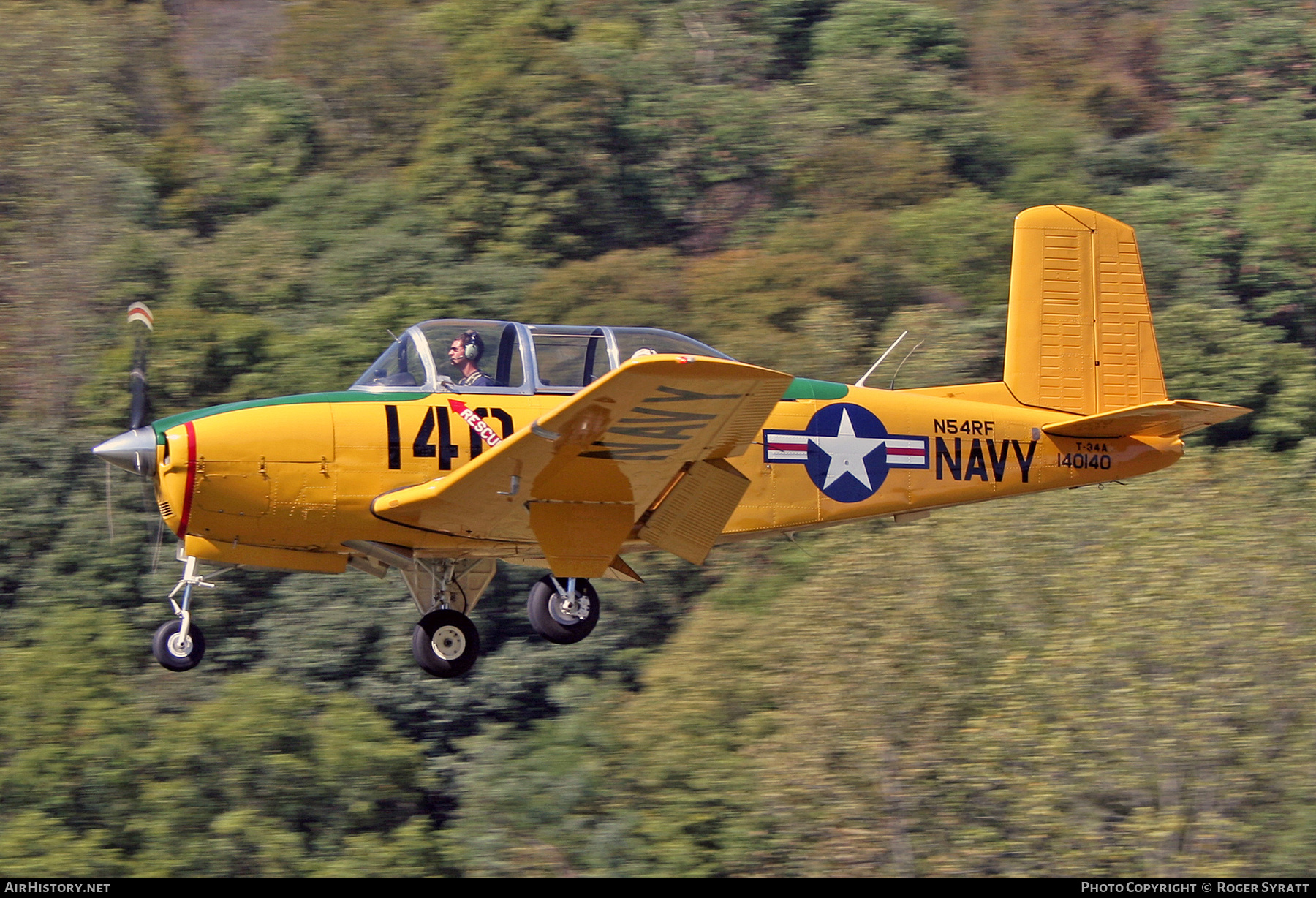 Aircraft Photo of N54RF / 140140 | Beech T-34A Mentor | USA - Navy | AirHistory.net #624629