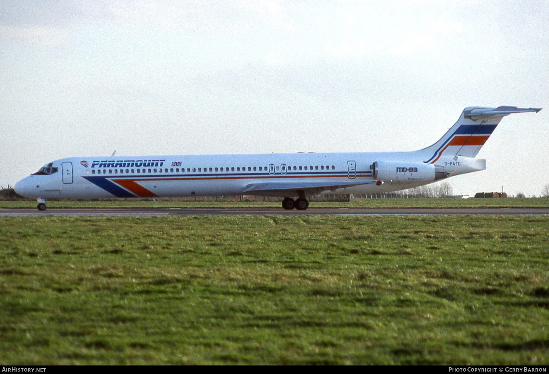 Aircraft Photo of G-PATD | McDonnell Douglas MD-83 (DC-9-83) | Paramount Airways | AirHistory.net #624645