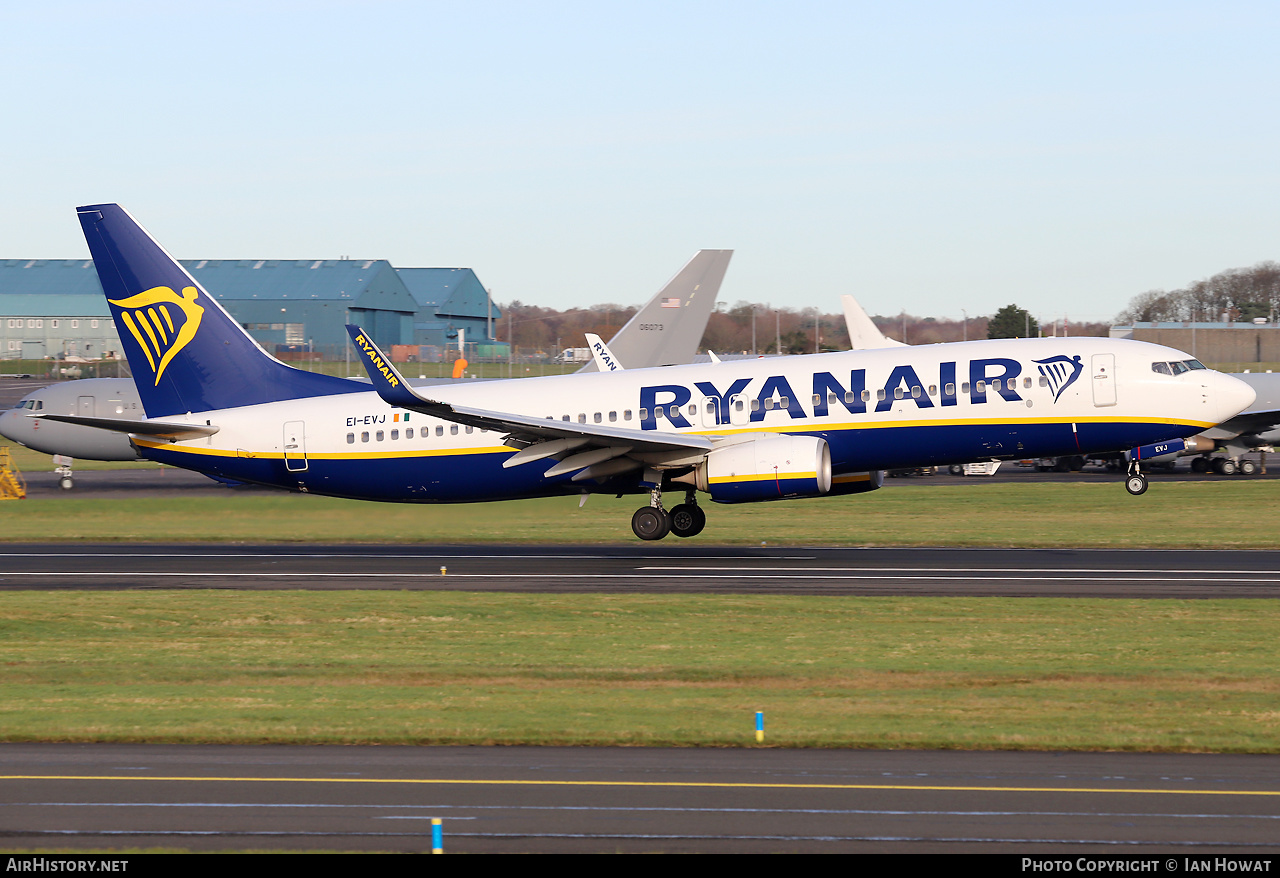 Aircraft Photo of EI-EVJ | Boeing 737-8AS | Ryanair | AirHistory.net #624686