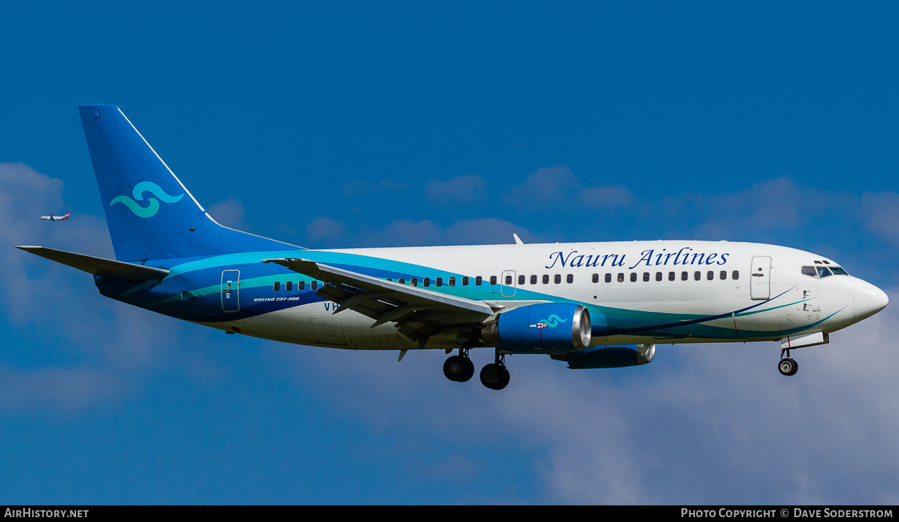 Aircraft Photo of VH-PNI | Boeing 737-36N | Nauru Airlines | AirHistory.net #624697