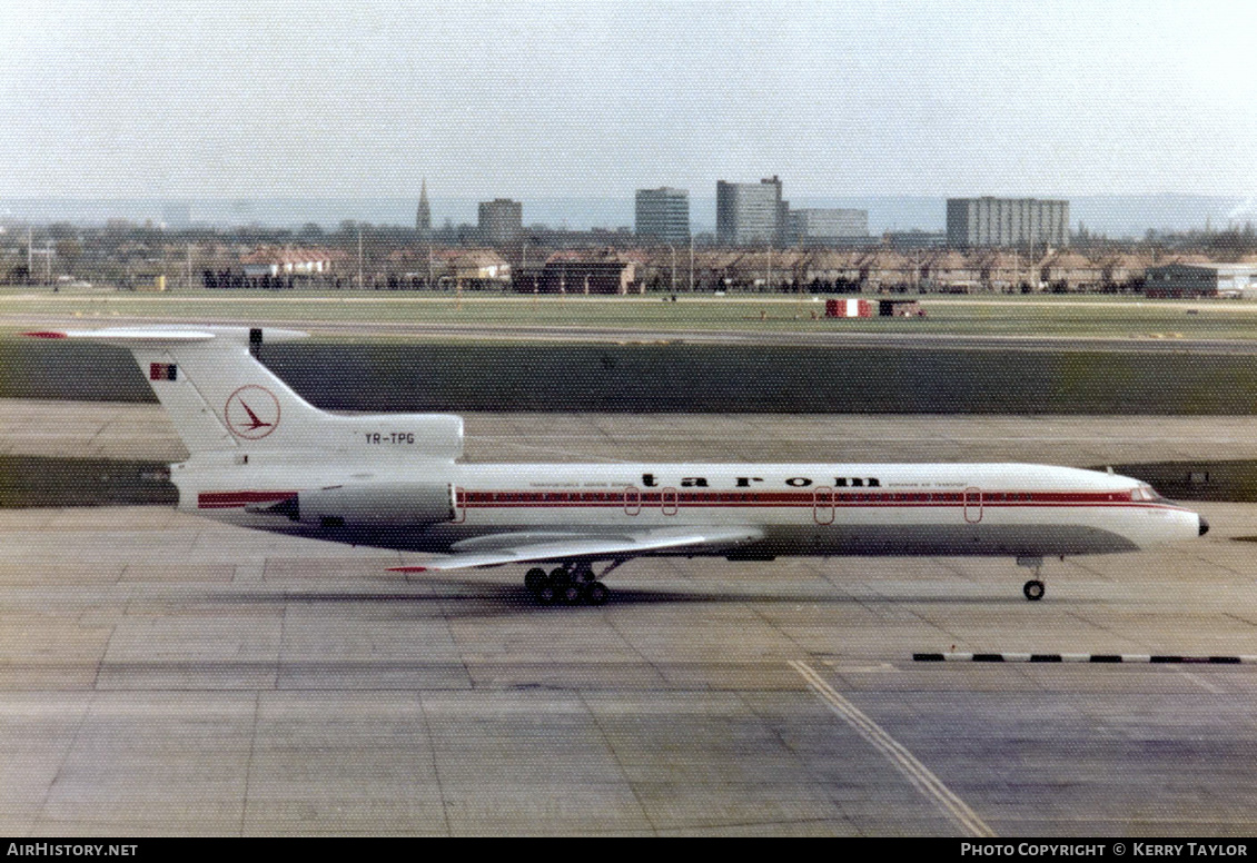 Aircraft Photo of YR-TPG | Tupolev Tu-154B-1 | TAROM - Transporturile Aeriene Române | AirHistory.net #624707